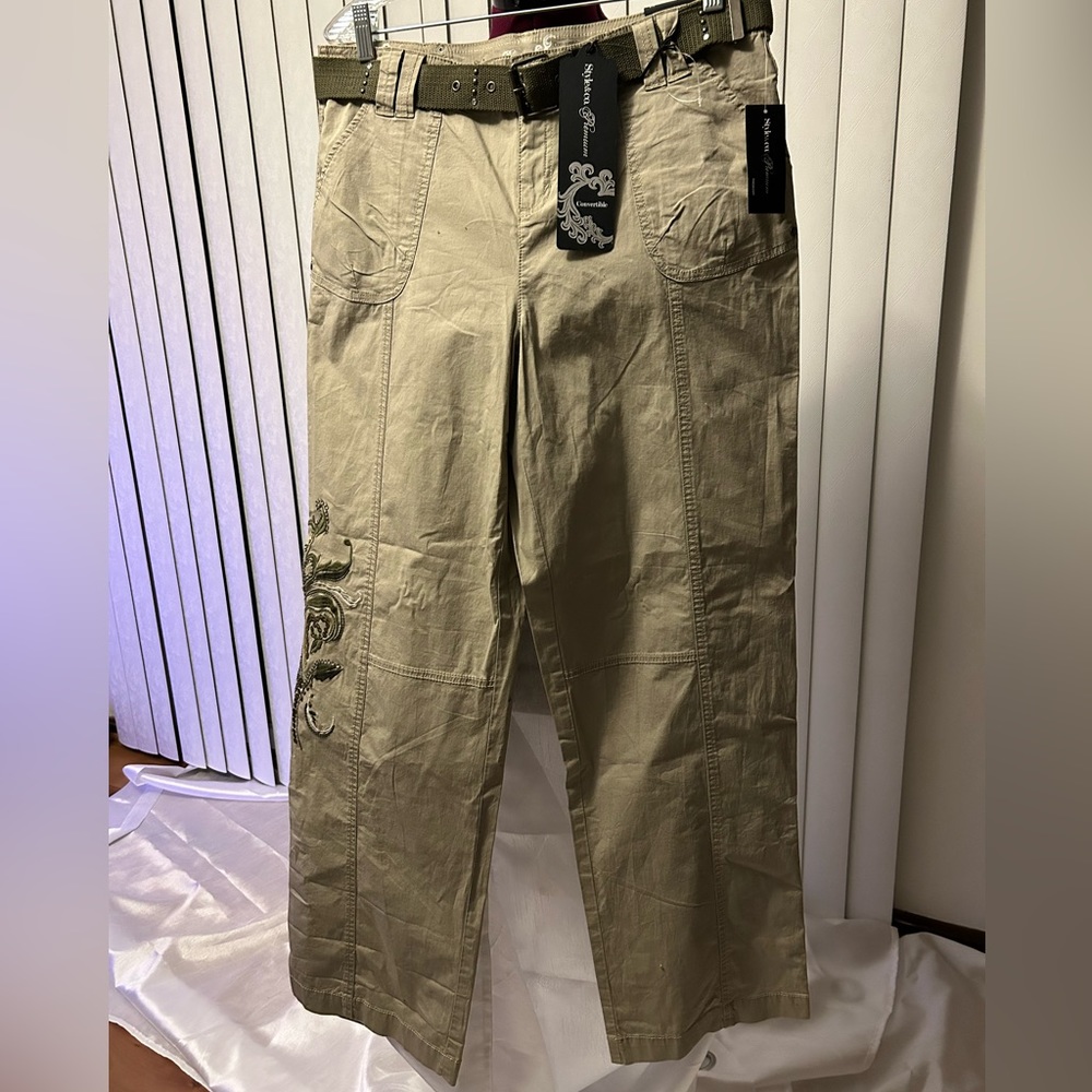 Style & Co., premium convertible ( rock them long or capris ) kaki pants.
